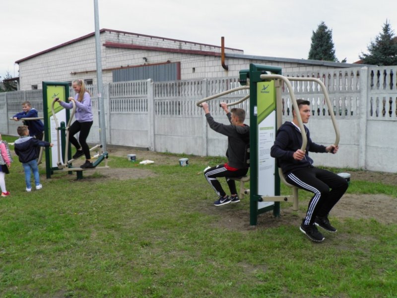 Otwarcie siłowni zewnętrznej w Pilczynie 